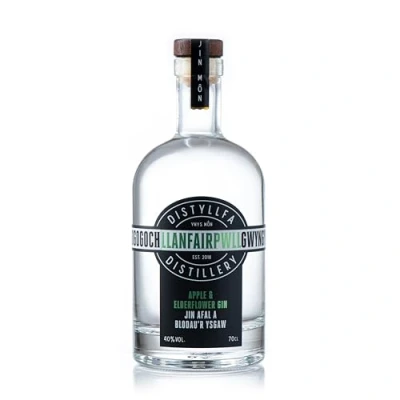 Image of Llanfairpwll DIstillery Welsh Gin 70cl (Apple &amp; Elderflower) 40% ABV