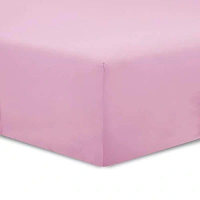 Image of Vision Fitted sheet, 100% cotton, Pink, 140 x 190 cm