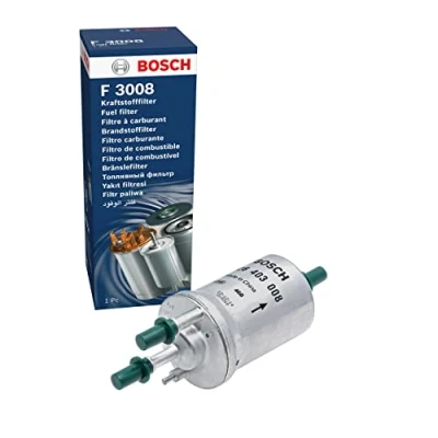 Image of 6Q0201051H Fuel Filter BOSCH F 026 403 008 In Line VOLKSWAGEN: Polo IV Hatchback, V SKODA: Fabia I 1 Combi