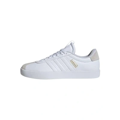 Image of adidas Women&#039;s VL Court 3.0 Shoes, Cloud White/Cloud White/Grey One, 5.5 UK