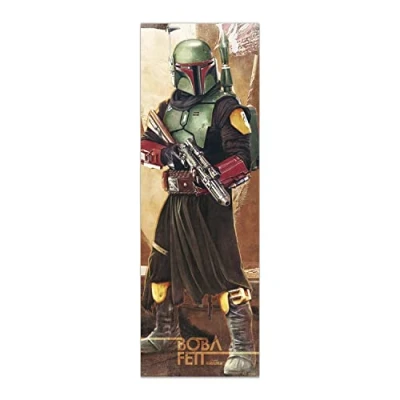 Image of Grupo Erik Star Wars Boba Fett Poster 20.8 x 62.2 inches / 53 158 cm Shipped Rolled Up Cool Posters Art &amp; Prints Door