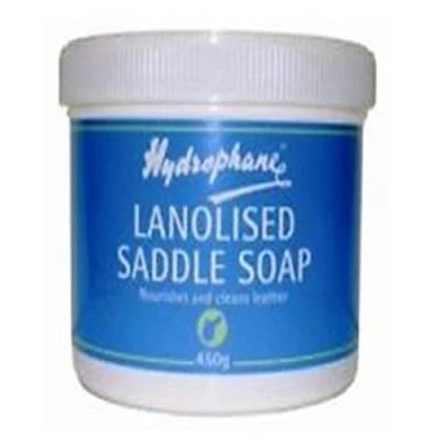 Image of Hydrophane Leather Care Lanolised Saddle Soap 450 Gram Tub