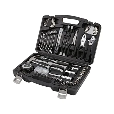 Image of Amazon Basics 131 Piece General Household Hand Tool Set