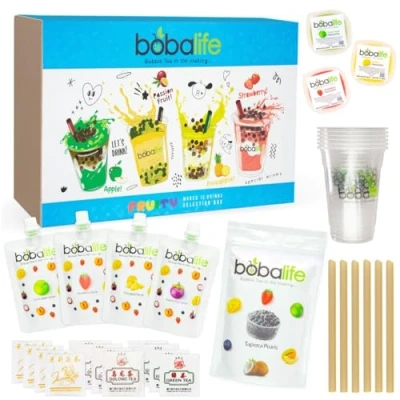 Image of Bobalife Bubble Tea Kit 12 Drinks (Fruity Selection)