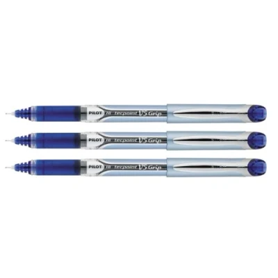 Image of Pilot V5 Grip Liquid Ink Rollerball 0.5 mm Tip (Pack of 3) Blue