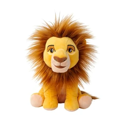 Image of Disney Lion King Mufasa Character 25cm tall, Celebrating 30 Years of The King, cuddly soft toy for kids and adults birthday gift or just collect them all