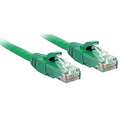Image of LINDY 5m Cat.6 U/UTP Network Cable, Green