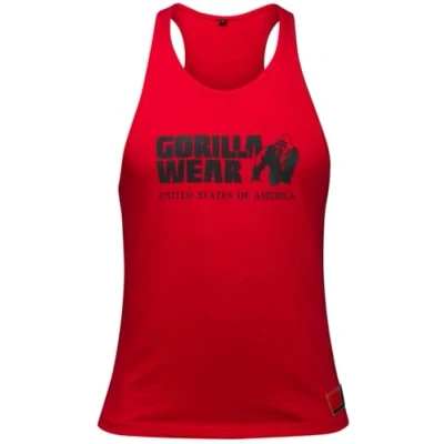 Image of GORILLA WEAR Classic Tank Top Red