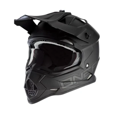 Image of O&#039;NEAL Motocross Helmet MX Enduro ABS shell, safety standard ECE 22.06, ventilation openings for optimum cooling 2SRS FLAT V.23 Adult Black Size XL (61/62 cm)