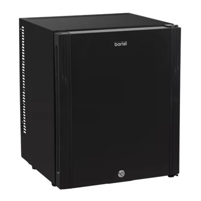 Image of Baridi 25L Ultra Quiet Drinks &amp; Wine Cooler Mini Fridge with LED Light, Black DH57