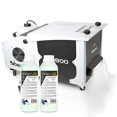 Image of beamz DMX Dry Ice Effect Atmospheric Smoke Fogger Machine Fluids DJ Disco Party