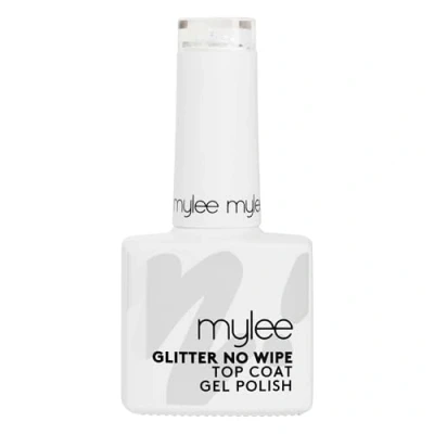 Image of Mylee Nail Gel Polish Glitter No Wipe Top Coat 10ml, UV/LED Soak Off Art Manicure Pedicure for Professional, Salon &amp; Home Use, Long Lasting, Easy to Apply, Chips, Durable Safe