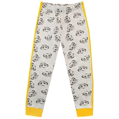 Image of Disney Boys Lion King Joggers Grey Age 7 to 8 Years