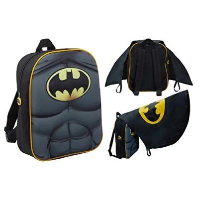 Image of DC Comics Boys Batman 3D Backpack With Cape