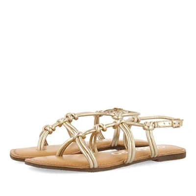Image of GIOSEPPO Women&#039;s Rosny Sandal, Gold, 4 UK
