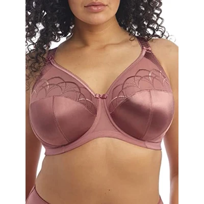 Image of Elomi Women&#039;s Underwire Full Cup Banded Bra Coverage, Rosewood, 42DD
