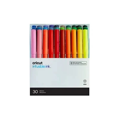 Image of Cricut Marker Pen Set Ultimate Medium Point 30 Pack for use with Infusible Ink Compatible Blanks EasyPress Autopress