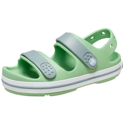 Image of Crocs Crocband Cruiser Unisex Pool slides for kids, Size: 11K, Fair green/dusty green Synthetics