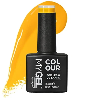 Image of Mylee Gel Nail Polish 10ml [Let the sun shine] UV/LED Soak Off Art Manicure Pedicure for Professional, Salon &amp; Home Use [Yellow/Orange Range] Long Lasting Easy to Apply