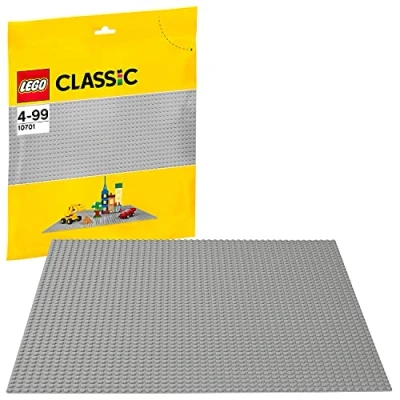 Image of LEGO 10701 Classic Gray Baseplate Learning Toy