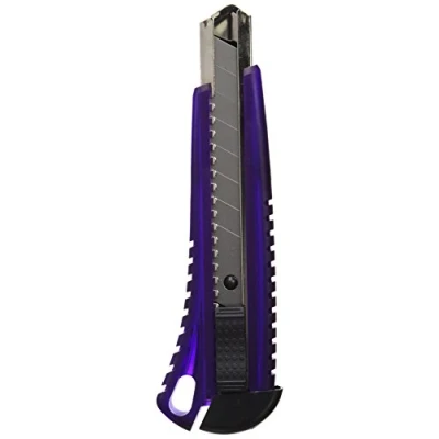 Image of Rapesco RCK002A1 Snap Off Blade Cutting Cutter 18 mm, Purple or Blue