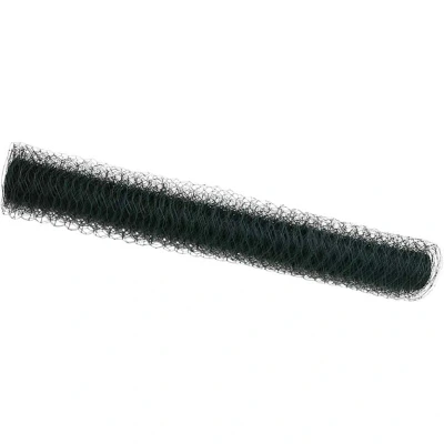 Image of vidaXL Hexagon Fence Green 1x50 m Steel