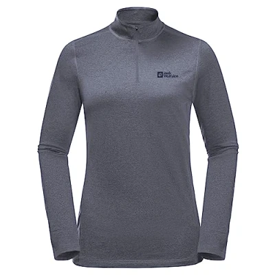 Image of Jack Wolfskin Women&#039;s Sky Thermal Hz W Hiking Shirt, Dolphin, S