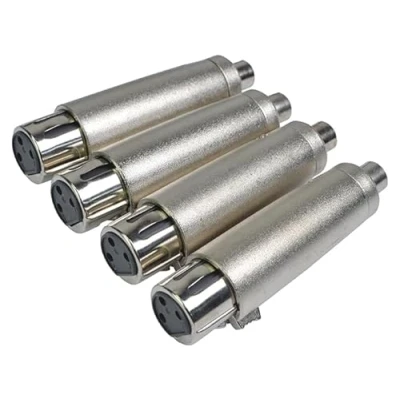 Image of XLR Female to Phono/RCA Adaptor Pack of 4
