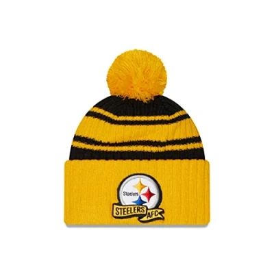 Image of New Era NFL SIDELINE Knit Beanie Pittsburgh Steelers One Size