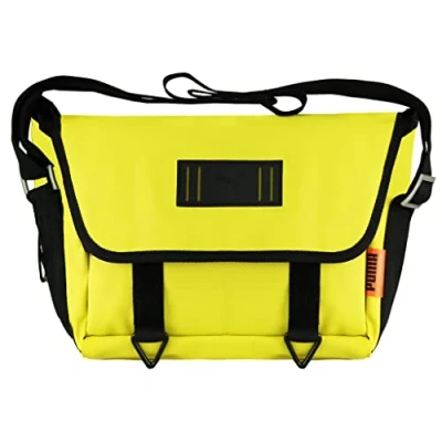 Image of PUMA x Central Saint Martin Unisex Yellow Messenger Bag 077459 01