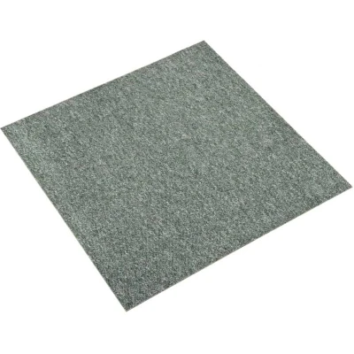 Image of vidaXL Carpet Floor Tiles 20 pcs 5 m² 50x50 cm Green