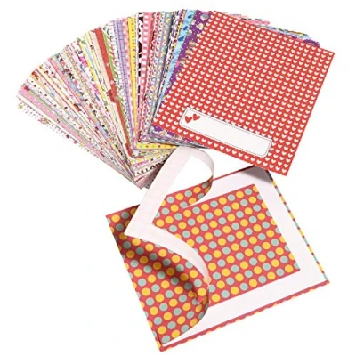 Image of Zink Colorful, Fun &amp; Decorative Photo Border Stickers for 4x6 Paper Pojects Pack of 100 Compatible with Kodak Dock and HP Sprocket Studio Printer Photos