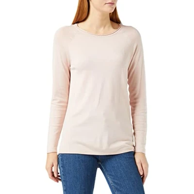 Image of VERO MODA Women&#039;s Vmnellie Glory Ls Long Blouse Noos Pullover Sweater, Sepia Rose, M