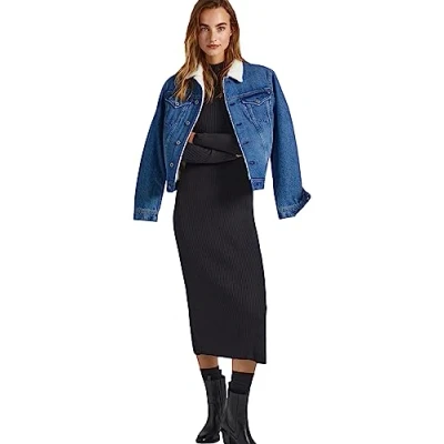 Image of Pepe Jeans Women&#039;s Dalia Dress, Black (Black), L