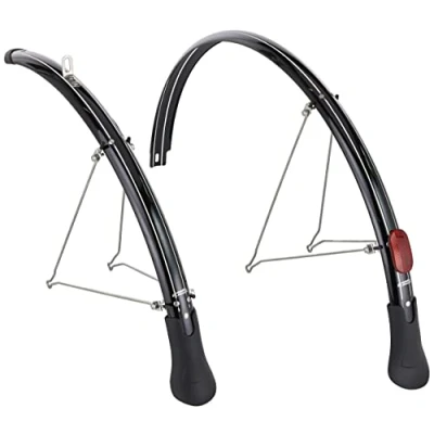 Image of Flinger F42 Deluxe Mudguard Set, Black, 700 x 25 32c