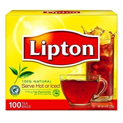 Image of Lipton Yellow Label Tea Bags,100 Bags (6 Pack)