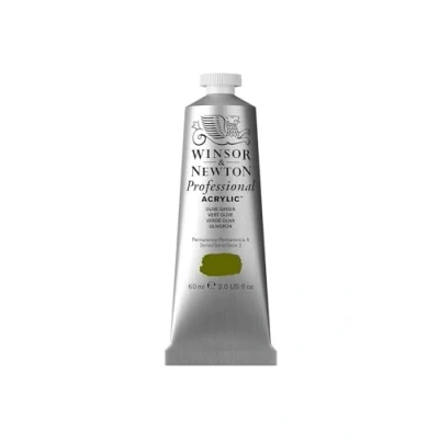 Image of Winsor &amp; Newton 2320447 60 ml Professional Acrylic Colour Olive Green
