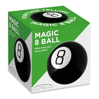 Image of Mystic 8 Ball Fortune Telling Magic Ball, Black