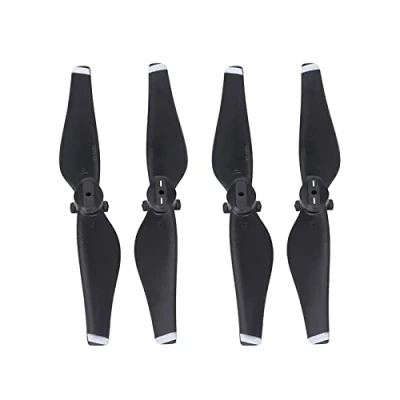 Image of 2Pairs DJI Mavic Air Props Blade, CW CCW Quick Release Carbon Fiber Propeller Blades RC Drone Quadcopter Accessory for (White Stripe)