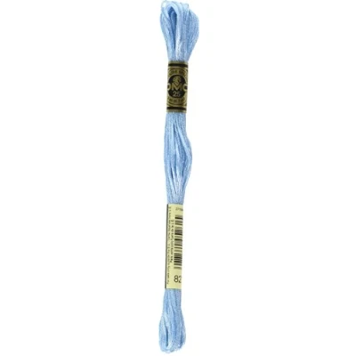 Image of DMC 117 827 6 Strand Embroidery Cotton Floss, Very Light Blue, 8.7 Yard
