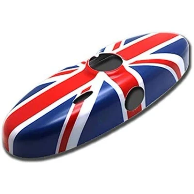 Image of Interior Rearview Mirror Cover Stick For R50 R52 R53 R55 R56 R57 R58 R59 R60 R61 MINI 2004 2013,Union Jack