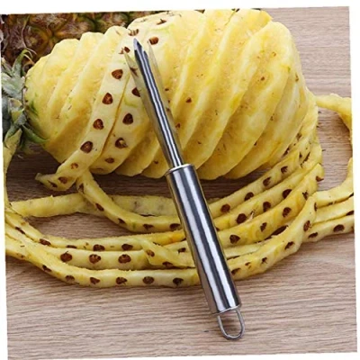Image of Stainless Steel V Shape Pineapple Peeler Seed Remover Slicer Cutter Kitchen Accessories