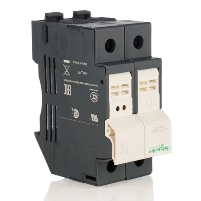 Image of Schneider Electric DF101N Fuse Carrier SP+N 32A, Holder 1P+ N 32A For 10