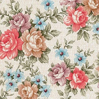 Image of Romance Floral Fablon Self Adhesive Film Arts Crafts 2 m X 45 cm Vinyl Beige from YöL