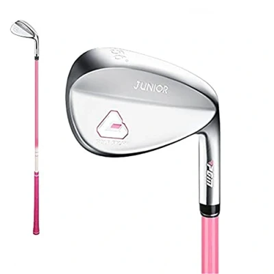 Image of Golf Club Wedges for Right Handed Junior Golfers, with Carbon Shaft Pitching Wedge, Girls Boys Sand (Pink,for 9 12Y)