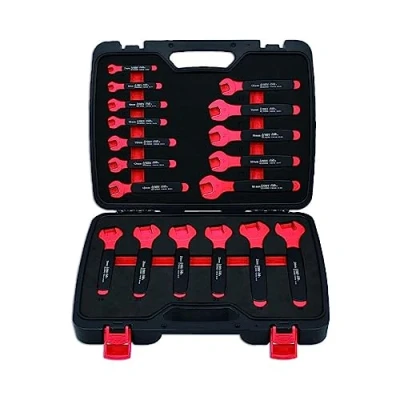 Image of Laser 8558 Insulated Open Ended Spanner Set 18pc