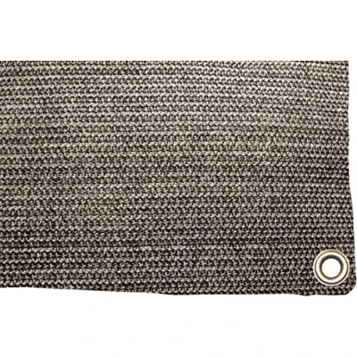 Image of Netagon Outdoor Garden Weaved Mat Matting Carpet Ground Covering Groundsheet Weatherproof &amp; Breathable, Safe on all Grass Anthracite Grey (2.5 x 3m)