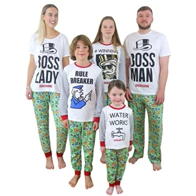 Image of Monopoly Mens Pyjamas Multicoloured XX Large
