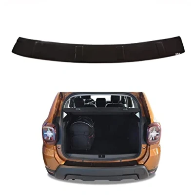 Image of ESA Rear Bumper Protector For DACIA DUSTER 2018 2021 ABS Plastic, Black