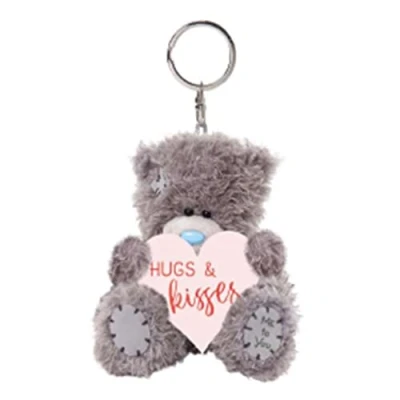 Image of Me to You Tatty Teddy Plush Keyring &#039;Hugs and Kisses&#039; Official Collection